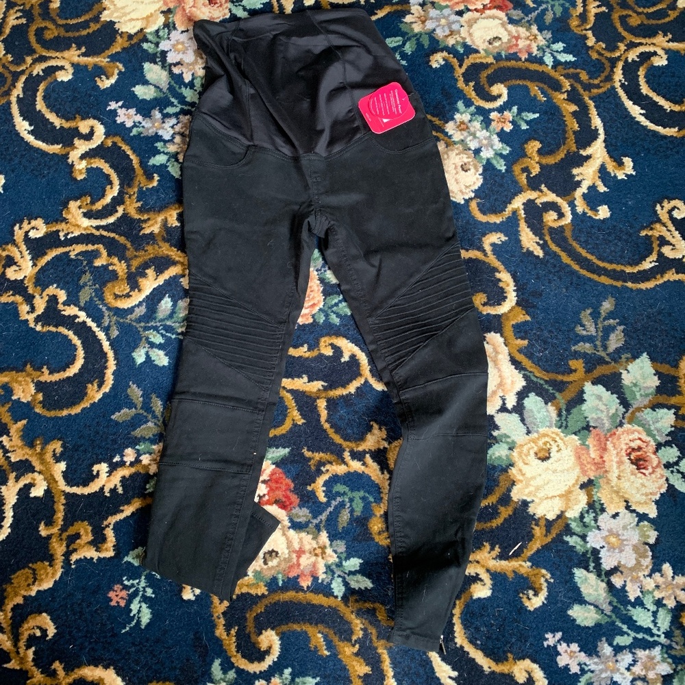 Isabel maternity black stretch jeans(jeggings) .NWT.‎ Retail 30